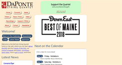 Desktop Screenshot of daponte.org
