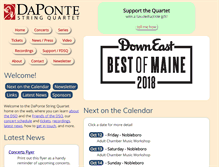Tablet Screenshot of daponte.org